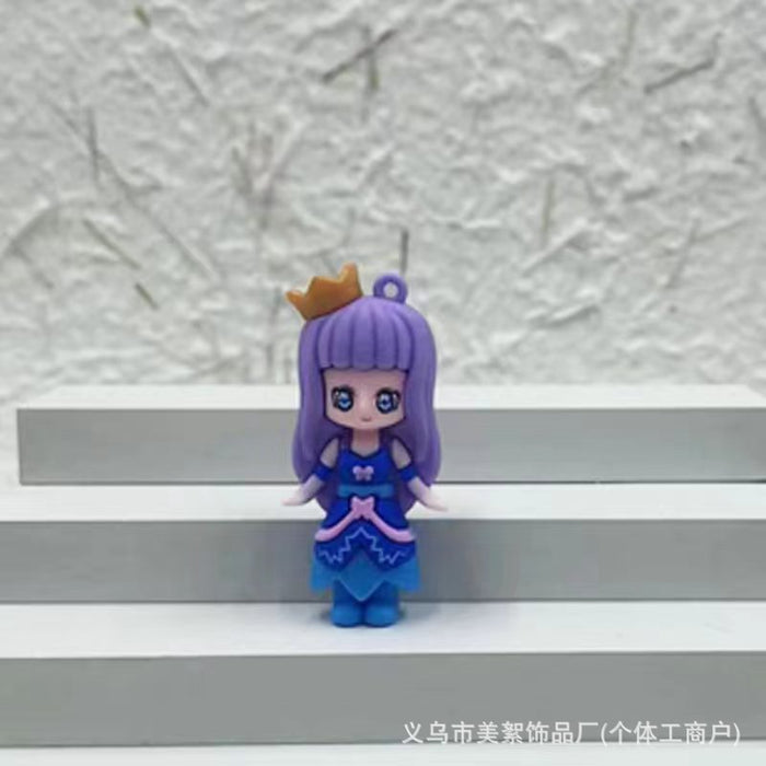 Wholesale Soft plastic three-dimensional doll pendant keychain