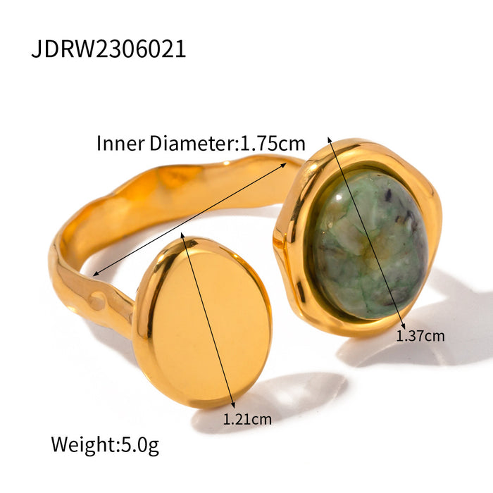 Wholesale Retro Titanium Steel Open Ring
