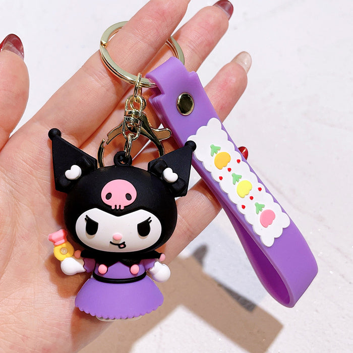 Wholesale Halloween Cartoon Silicone Doll Keychain JDC-KC-QiChao055