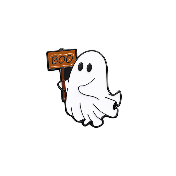 Wholesale Ghost Enamel Brooch Pin Set Chic Unisex Costume Accessory Decorative Lapel Pin