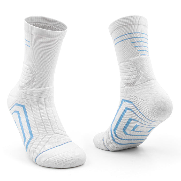 Wholesale Middle tube football socks, children's anti slip socks, thickened towel bottom sports socks, looped socks