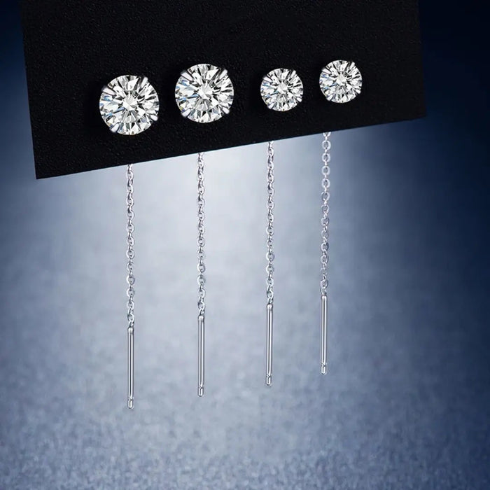 Wholesale High end tassel ear chain earrings