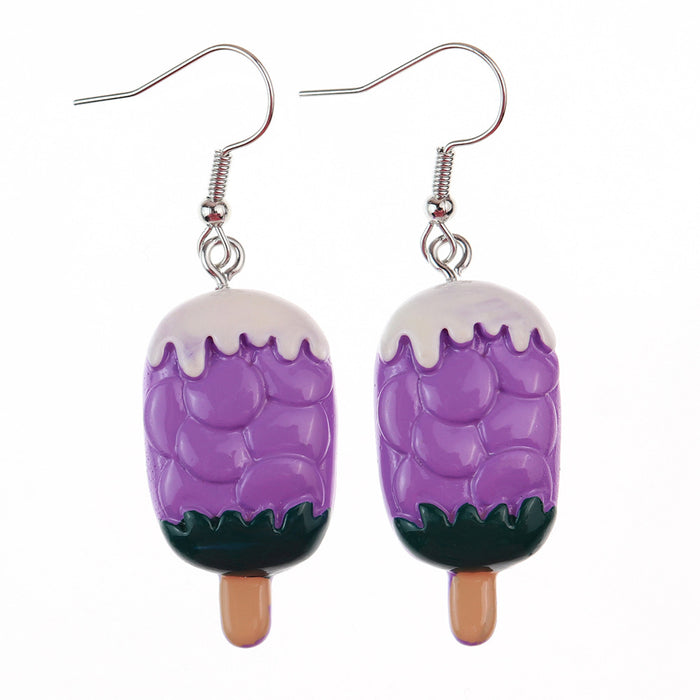 Wholesale Summer Ice Cream Popsicle Earrings JDC-ES-NiQing065