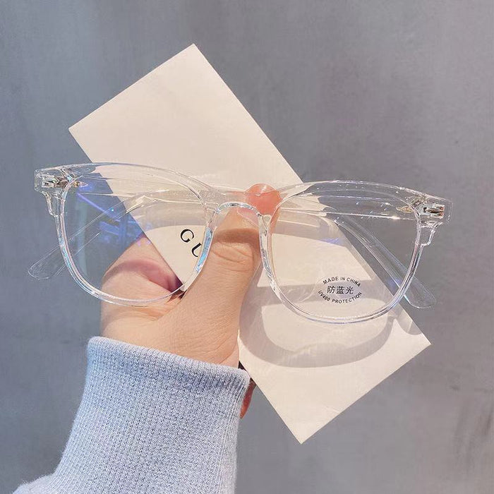 Wholesale Anti-blue Light Flat Glasses Frame Women's Korean-style Myopia Glasses