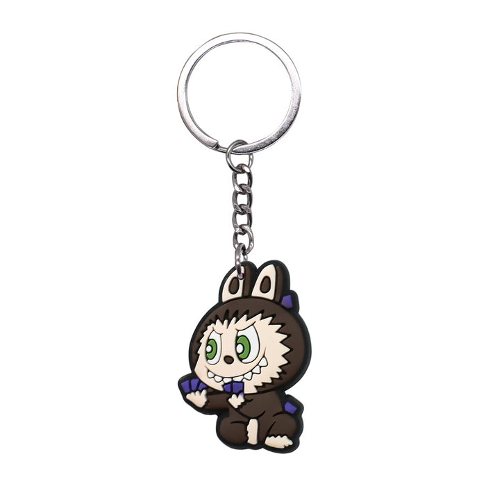 Wholesale Cartoon Pvc Key Chain Small Gifts Cute Key Ring DIY School Bag Pendant Key Chain