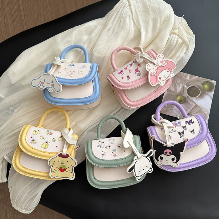 Wholesale New Cute Cartoon Small Square Bag for Children, Handheld Single Shoulder Crossbody Bag
