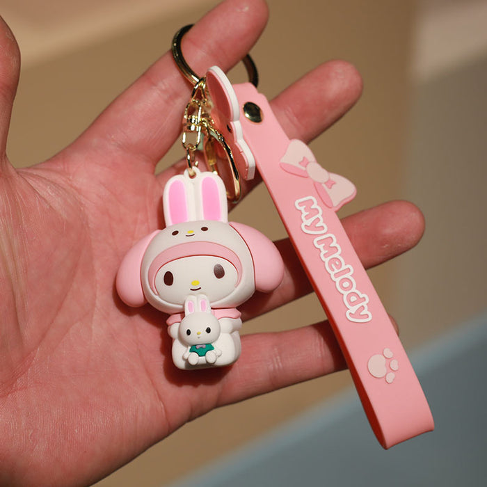 Wholesale Cartoon Doll Silicone Keychain JDC-KC-NiuTe001