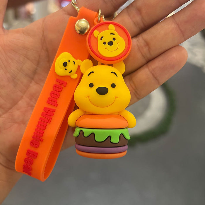 Wholesale Bear Cartoon Dolls PVC Keychains JDC-KC-MiaoY071