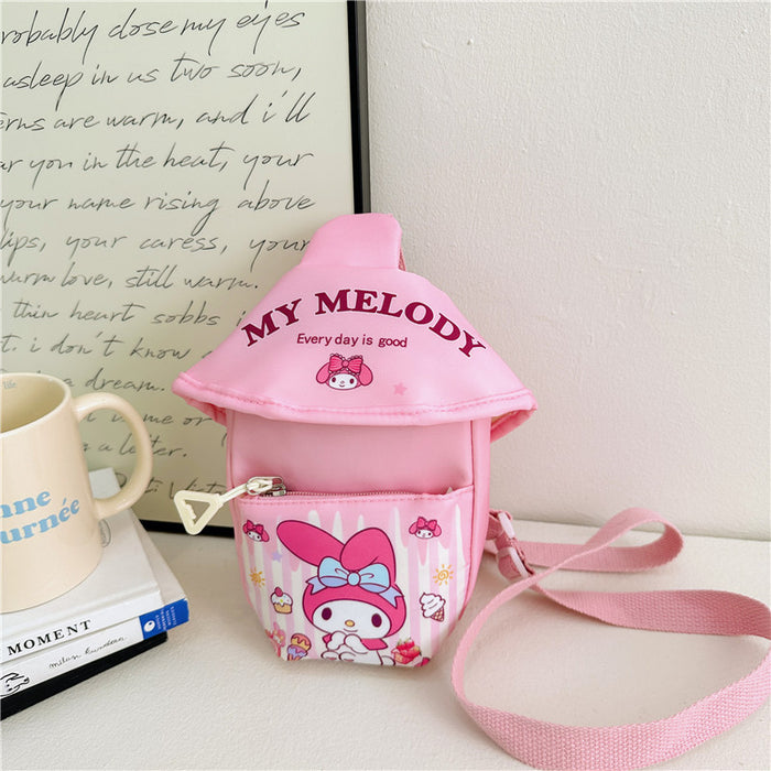 Wholesale Outdoor diagonal cross bag for children, cute chest bag, cartoon kindergarten chest bag, nylon coin purse for elementary school students