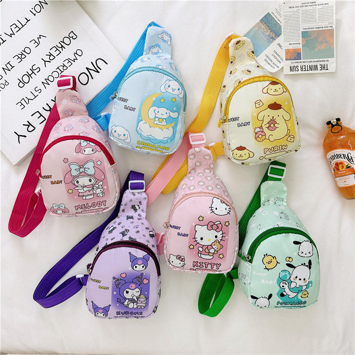 Wholesale Nylon Children's Shoulder Bag Cute Cartoon Crossbody Bag JDC-SD-YuanDuo088