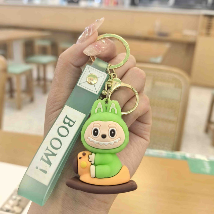 Wholesale Little Sheep Keychain Creative Silicone Doll Pendant Car Keychain Accessories