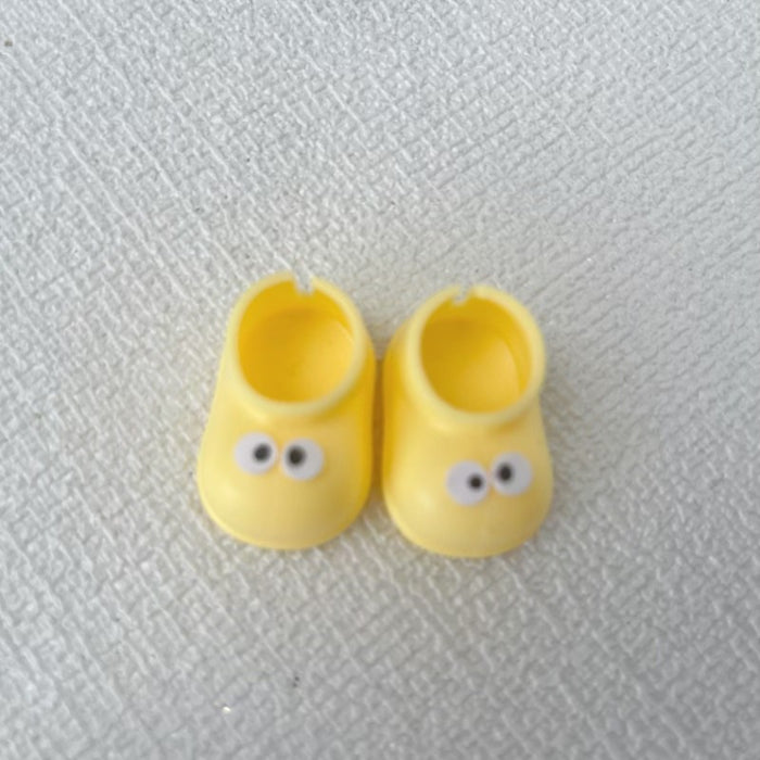 Wholesale Cute and playful hand-painted colorful shoes with small eyes