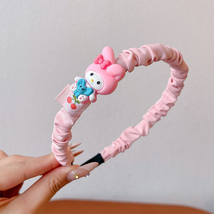 Wholesale Children' s headband girls non-slip baby hairpin headdress little girl rabbit ear bow headband