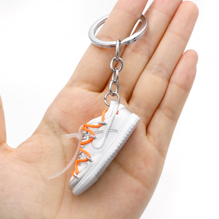 Wholesale PVC Basketball Shoe Model Keychain JDC-KC-QLPing016