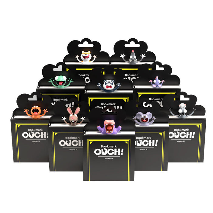 Wholesale 3D animal bookmarks cute hippo and rabbit