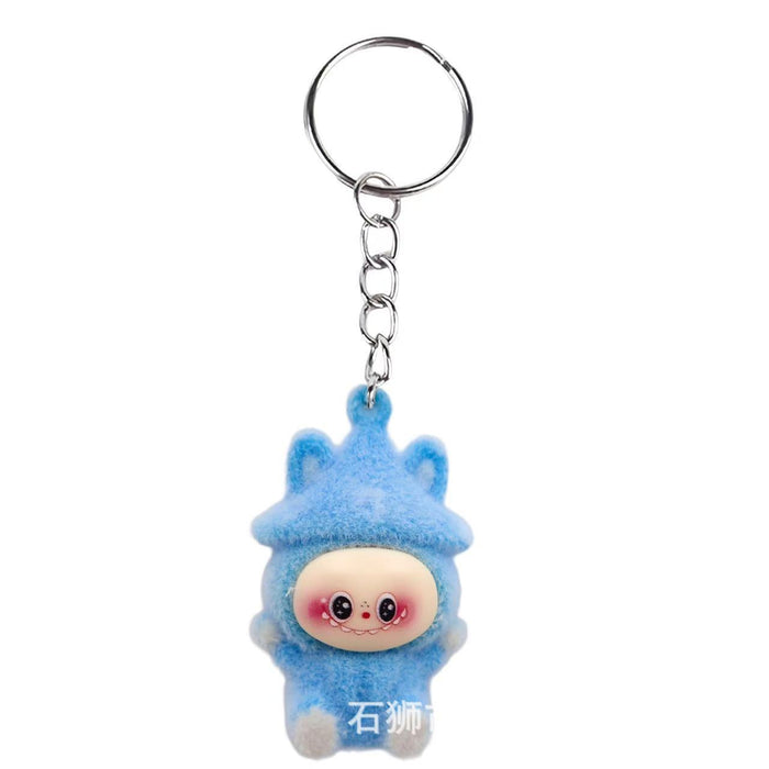 Wholesale 30pcs Flocking cute pendant keychain bag ornament creative plush gift