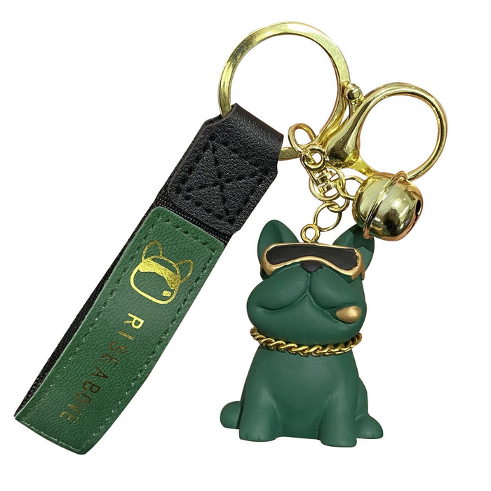Wholesale Cute Resin Bulldog Keychain
