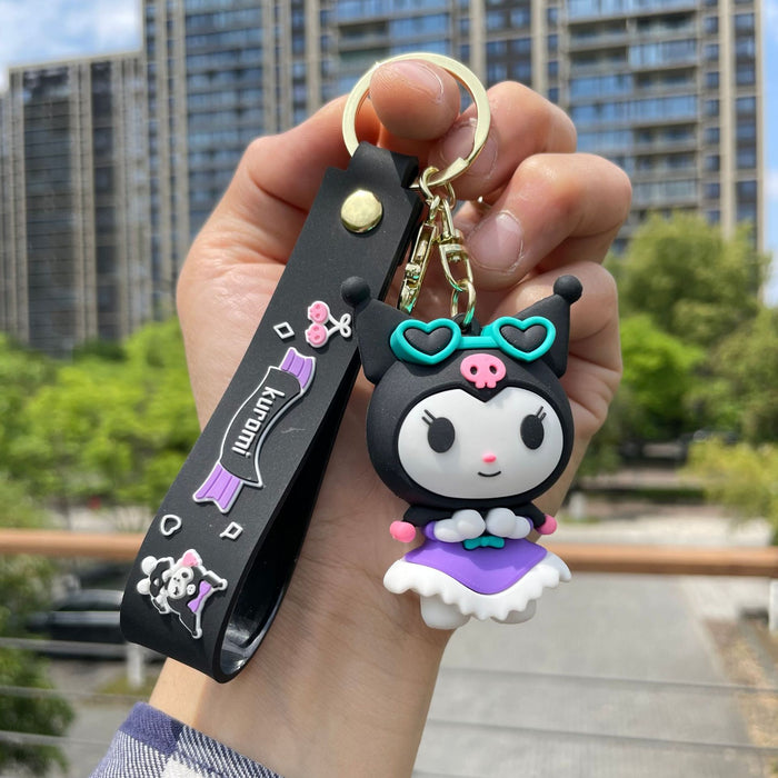 Wholesale Keychain Soft Rubber Cute Doll Car Keychain Backpack Pendant