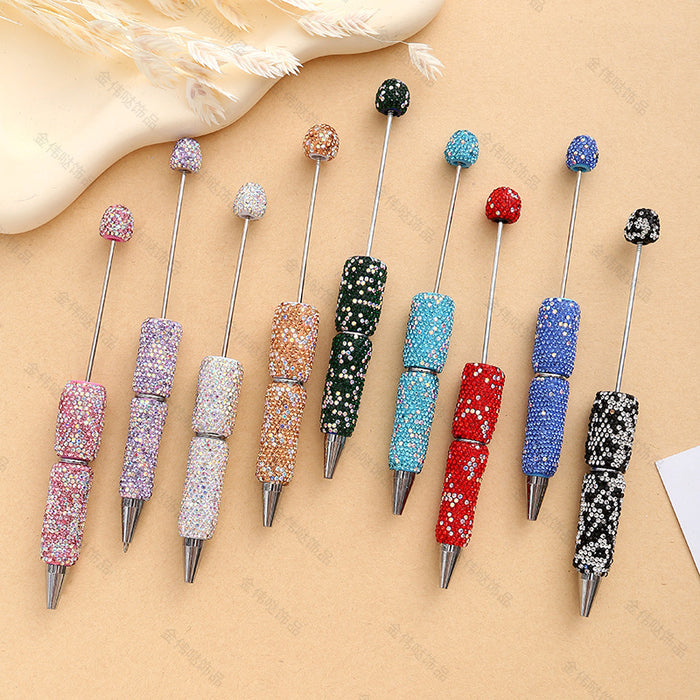 Wholesale Diamond Plastic Bead Pen JDC-PN-JinWD001