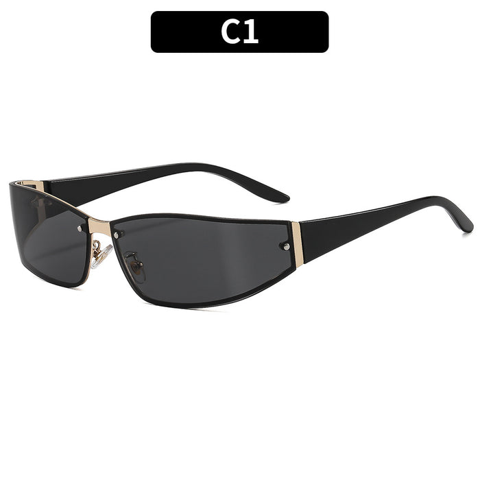 Wholesale Y2K Frameless Sunglasses Trendy Street Fashion Sun Glasses for Women