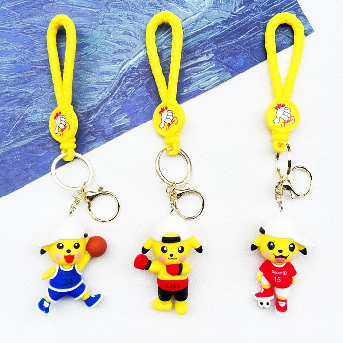 Wholesale PVC Cartoon Doll Keychain JDC-KC-WuYi152