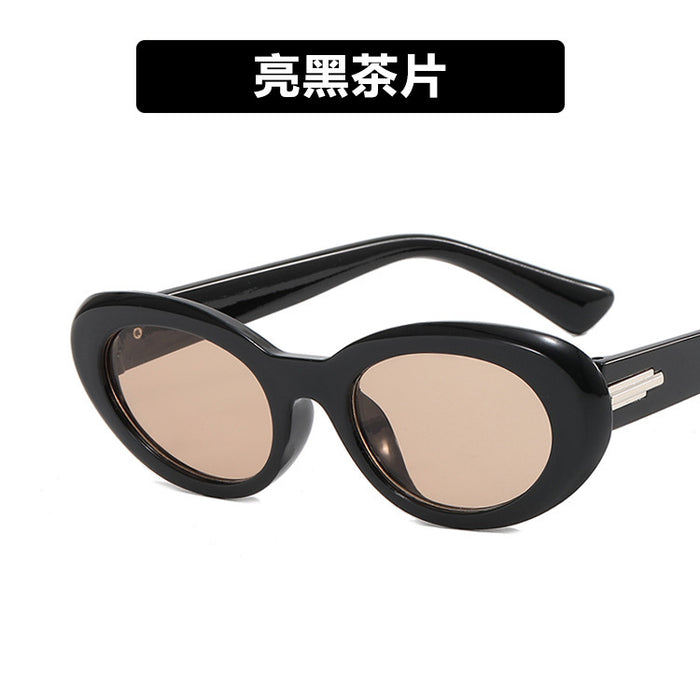 Wholesale Retro oval sunglasses, high-end sunglasses, sun protection and UV protection