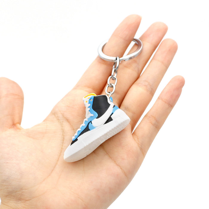 Wholesale PVC Basketball Shoe Model Keychain JDC-KC-QLPing015