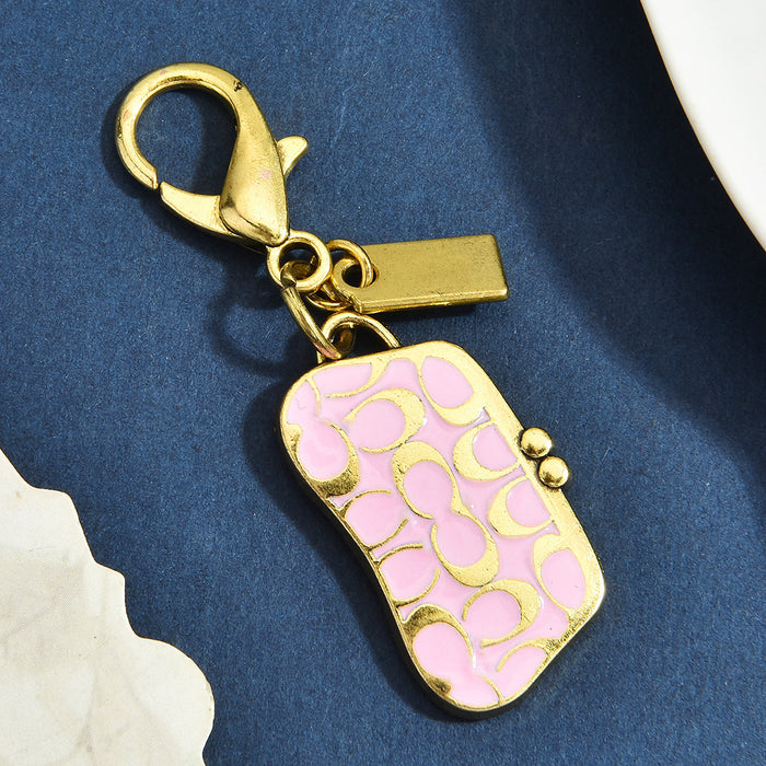 Wholesale Multi Style Dinosaur Clover Heart Animal Gold Alloy Keychain Pendant Fashion Jewelry Accessory