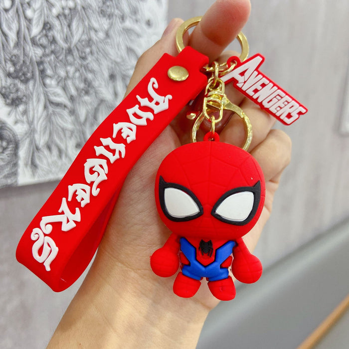 Wholesale Cartoon Car Keychain Men's and Women's Bag Silicone Key Chain Pendant