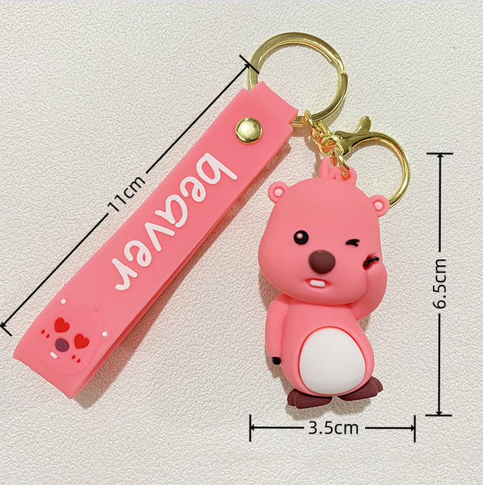 Wholesale PVC cartoon doll Keychain JDC-KC-WuYi097