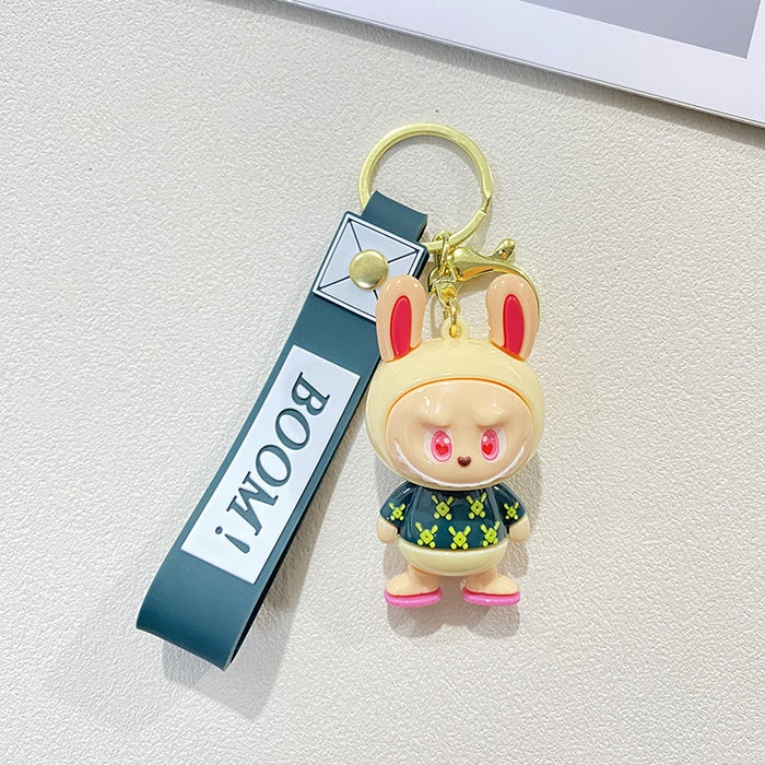 Wholesale Creative Cartoon Cute Soft Rubber Doll Keychain