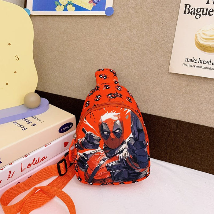 Wholesale Children's Backpacks Spider Man Children's Bags Cartoon Boys' Crossbody Chest Bags JDC-SD-TMS002