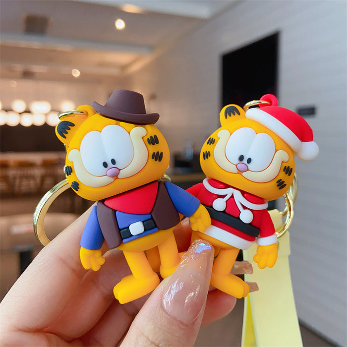 Wholesale Cute Garfield Doll Keychain JDC-KC-Many002