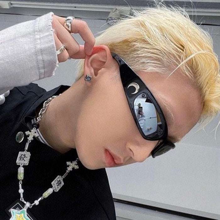 Wholesale Moon Fashion Sunglasses, Future Technology Sunglasses, Sports Cycling Sunglasses