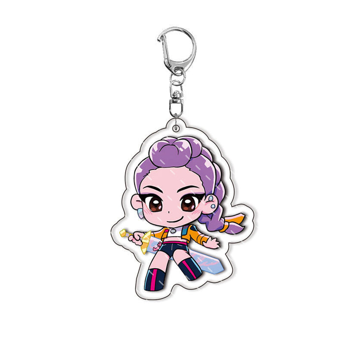 Wholesale Kpop Anime peripheral cute keychain