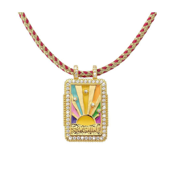Wholesale Sun,  Moon and Star Elements Large Pendant Choker Necklace