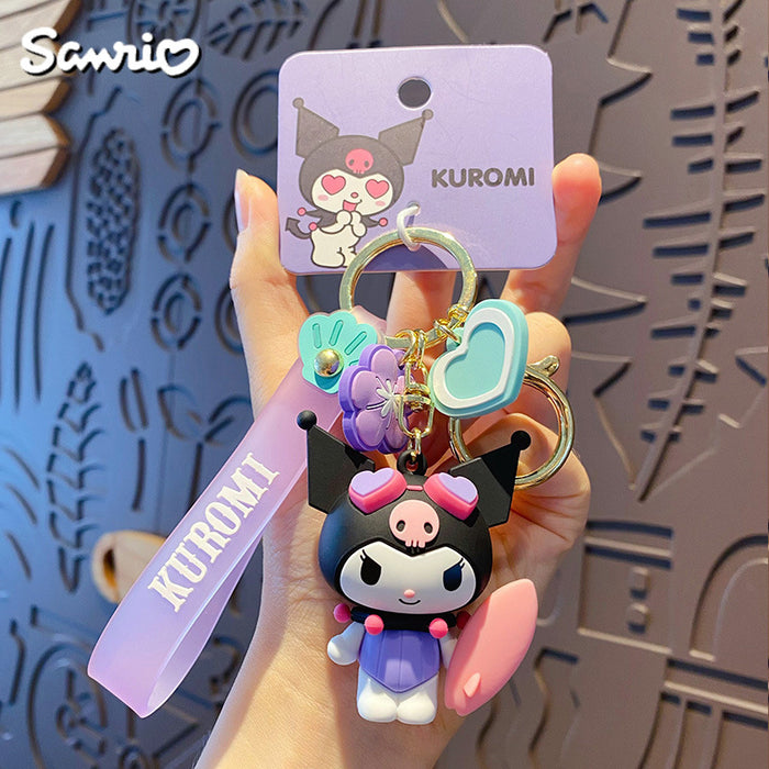 Wholesale Cartoon Doll Silicone Keychain (S) JDC-KC-BaiM079