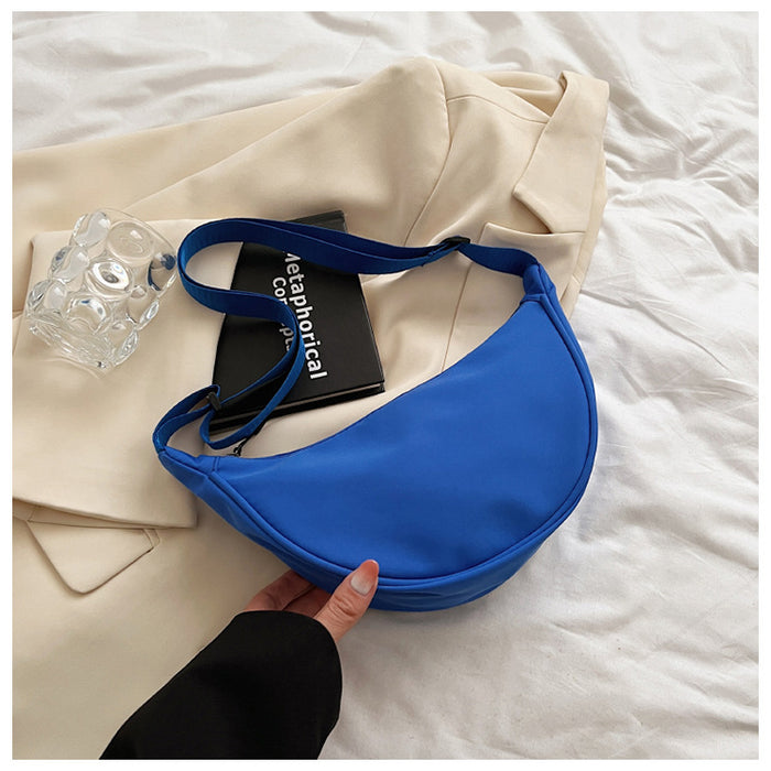 Wholesale Nylon Crossbody Bag  Lightweight Sports Style Small Satchel Underarm Shoulder Bag