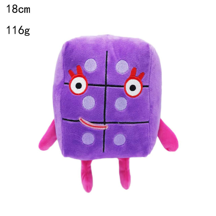 Wholesale Doll Number blocks digital building blocks plush toys early childhood education doll