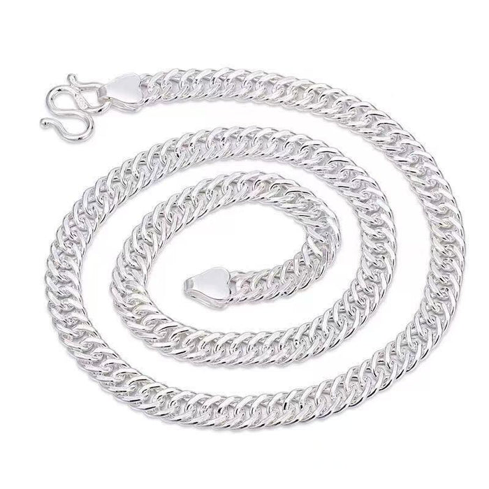 Wholesale Sterling Silver Hip-Hop Necklace Thick Horsewhip Chain