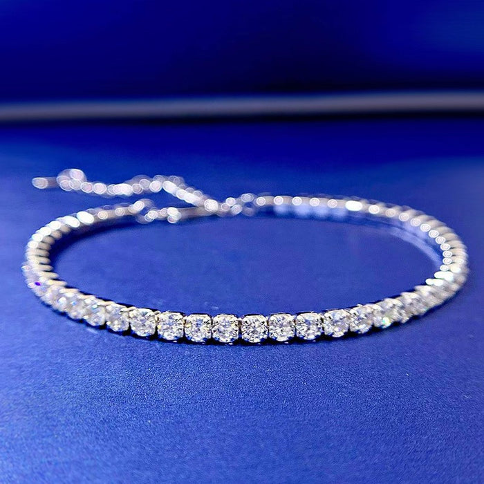 Wholesale Stainless Steel Single Drain Diamond Bracelet JDC-BT-LiR006