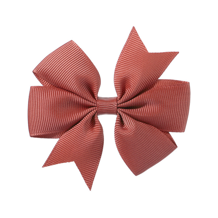 Wholesale Six Ears Solid Color Ribbed Fishtail Bow Set JDC-HC-Xiane022