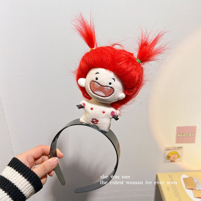 Wholesale Cartoon Plush Doll Headband JDC-HD-Hengz003