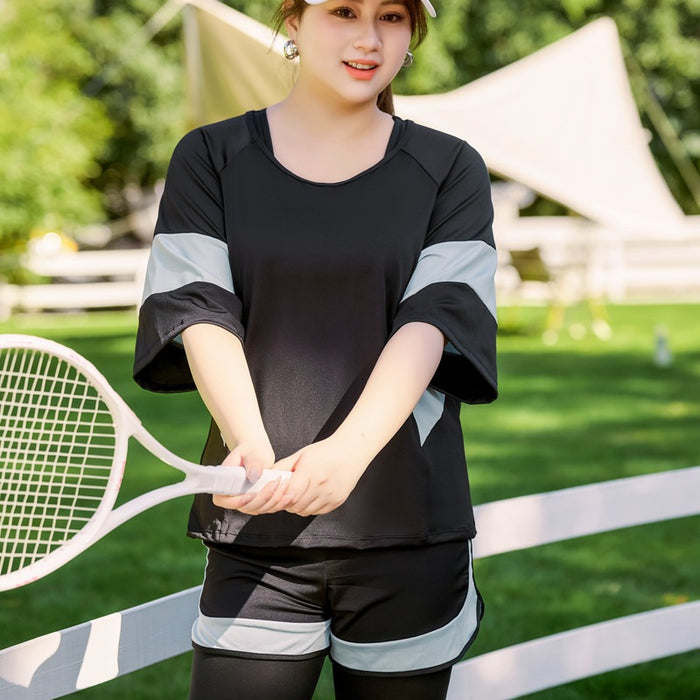 Wholesale Sports swimsuit women's three piece loose pants hot spring