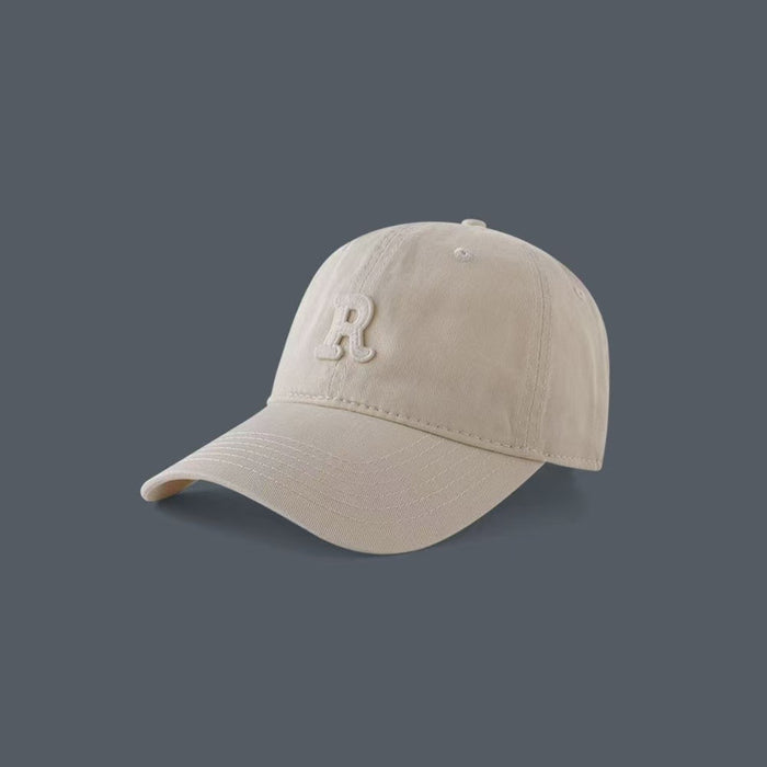 Wholesale Wide-brim Baseball Cap Women's Cap Embroidered Casual Shopping Head Outdoor Sunshade Handsome Men's Cap