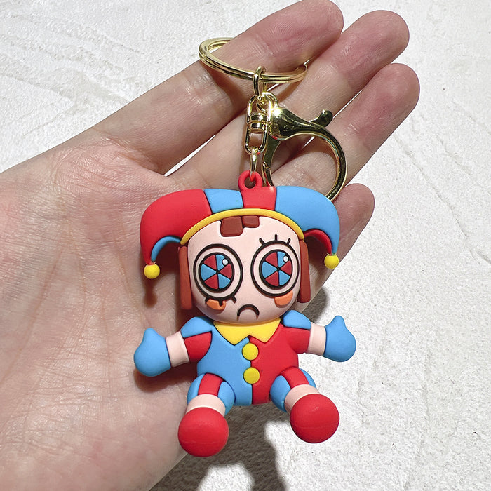 Wholesale Cartoon Doll PVC Keychain JDC-KC-Qiwei001