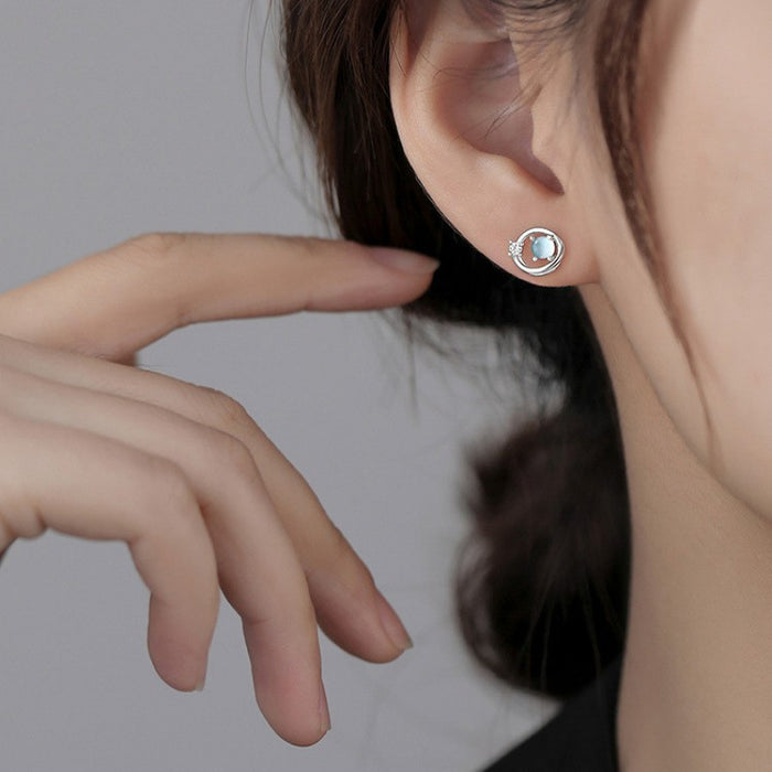 Wholesale Moonstone Zircon Earrings