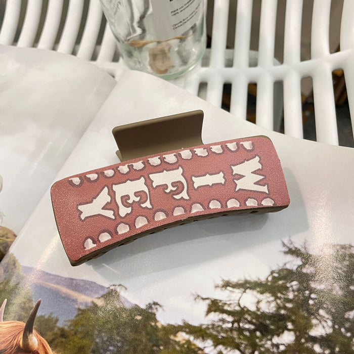 Wholesale  square hairpin patch temperament simple Hair Clips