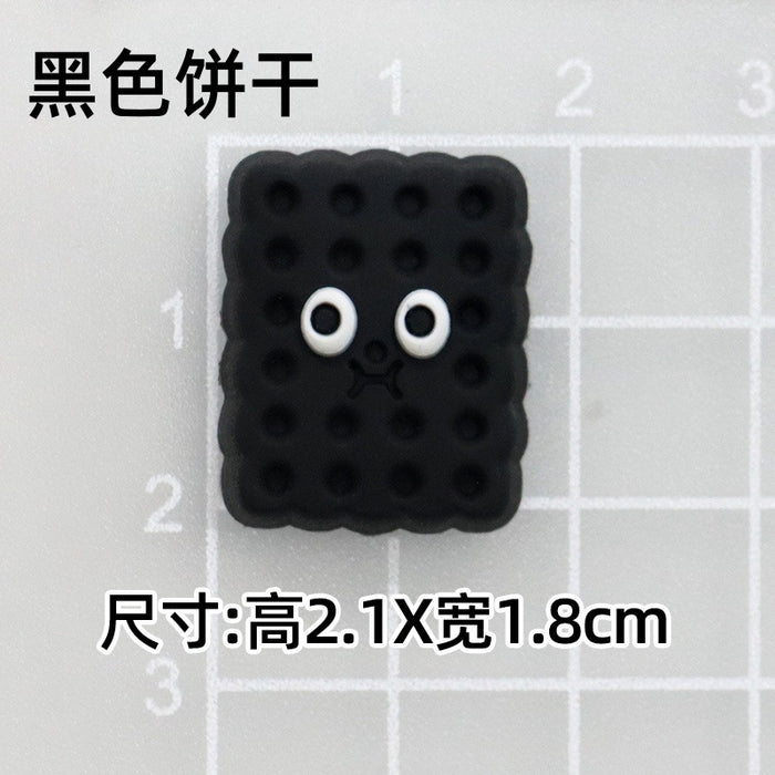 Wholesale 10pcs Soft rubber briquette elf silicone patch slippers buckle headset phone case airbag bracket refrigerator sticker accessories
