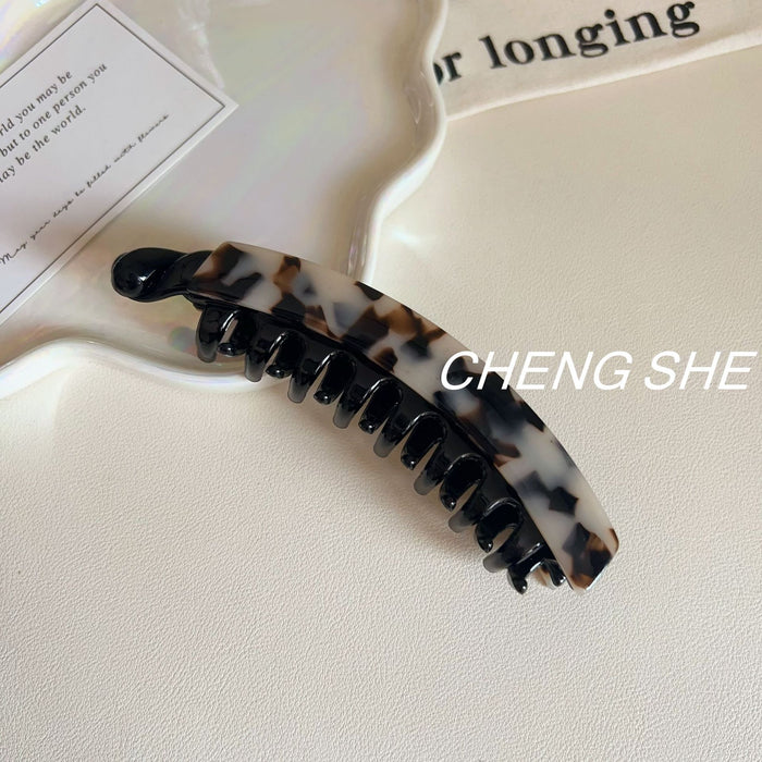 Wholesale Large Banana Clip for Multiple Hair Volumes Clip leopard Print  Twist Clip